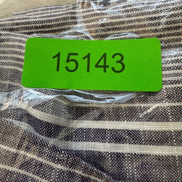 Black‎ Tape_ Women's Purplish-Gray Rayon/Linen Long Sleeve Button Up Shirt Large - Picture 15 of 15